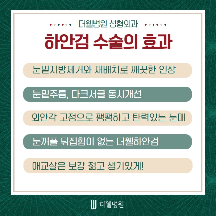 노화의 시작! 눈 밑처짐... 하안검 수술에 대해서 알아볼까요? (7/10)