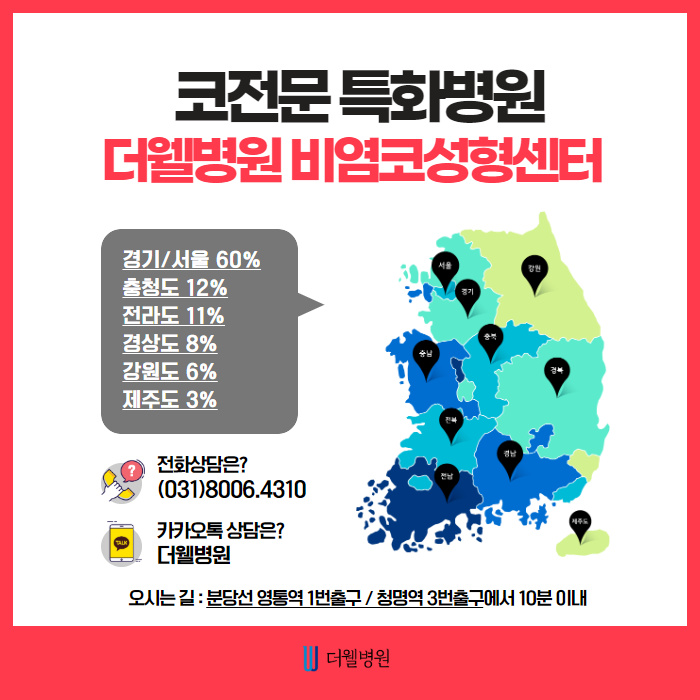 코성형에 대해 궁금해요! 자주묻는 질문들을 모아봤습니다! (8/9)