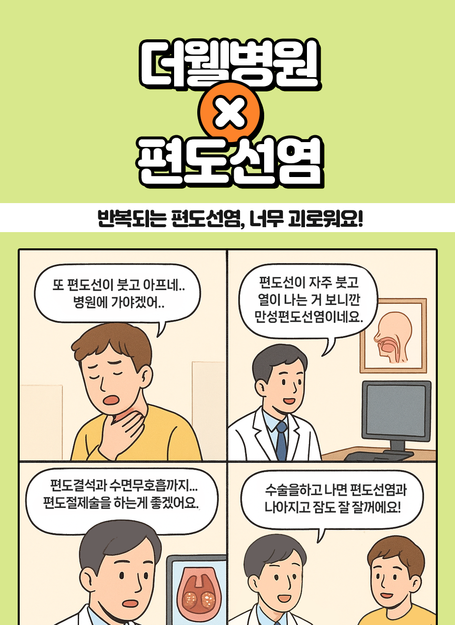 반복되는 편도선염으로 너무 괴로워요~ (1/3)