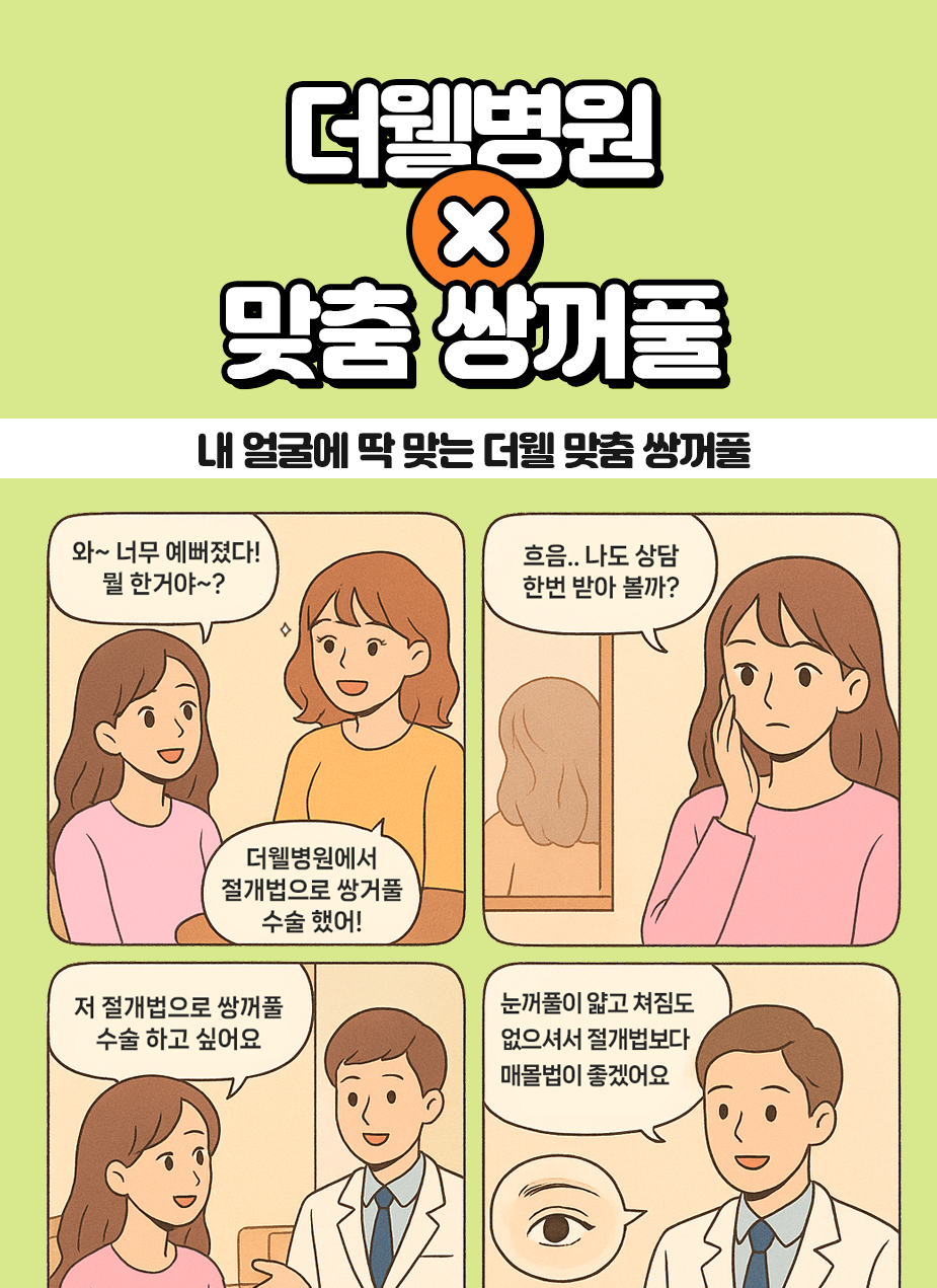 내 얼굴에 딱 맞는 더웰 맞춤 쌍꺼풀 (1/3)