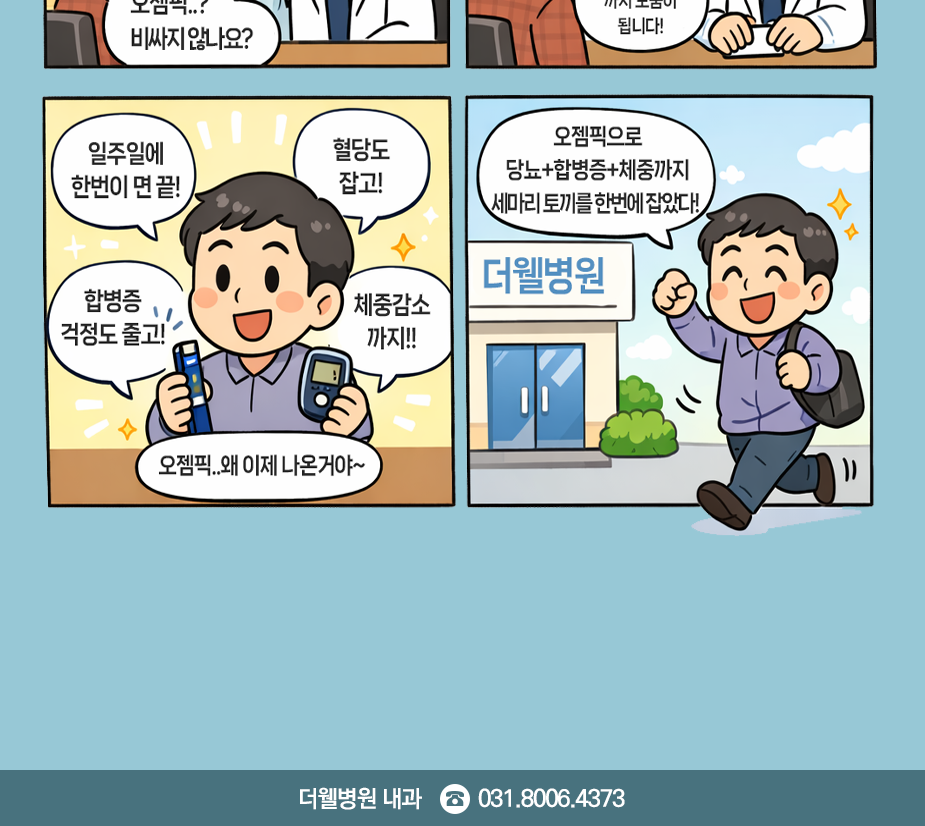 수원 내과 _ 당뇨 치료, 합병증까지 관리할 수 있을까? 오젬픽 알아보기 (2/3)